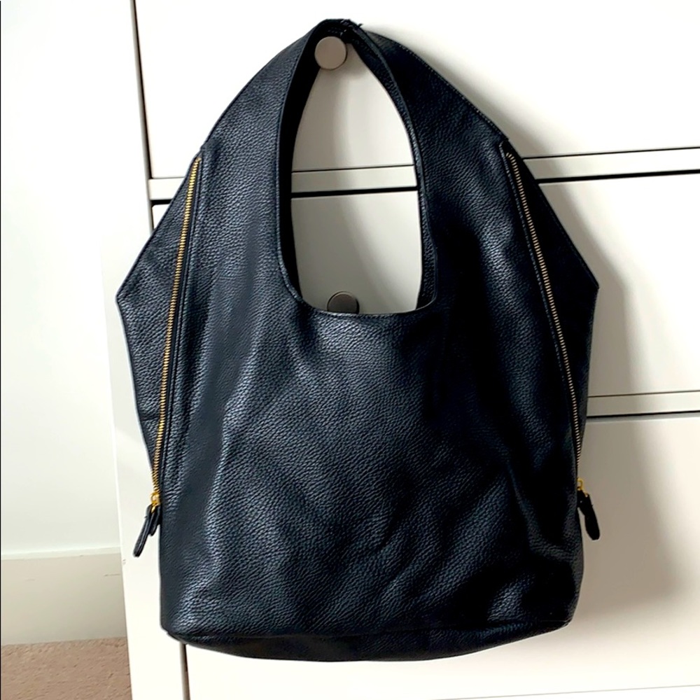 Anthropologie black shoulder bag